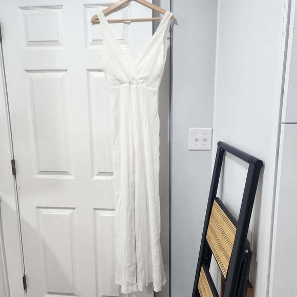 Winona Australia Clara Bow Jumpsuit Textured White 4 - Picture 7 of 15